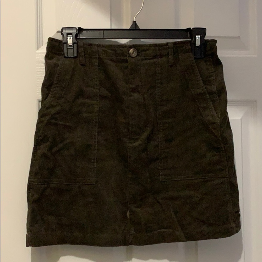 Very J corduroy mini skirt